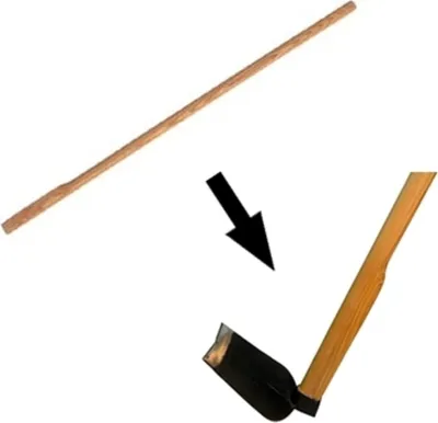 Produktbild von Hauenstiel  1350 mm, kantig - großes Auge