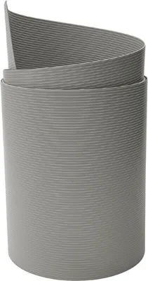 Produktbild von Sichtschutzstreifen zaun|zu RILLE MAXI Streifen 2,05m für 24cm Gittermatten Steingrau 2,05m