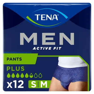 Produktbild von Tena Men Active Fit Pants+ Small/Medium (12 Stück)