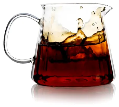 Produktbild von Kaffeekaraffe aus Glas, 600 ml, hitzebeständig, Borosilikatglas, transparent