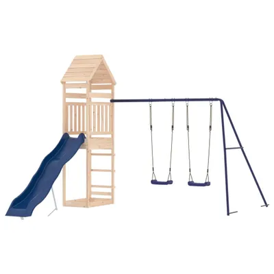 Produktbild von vidaXL Spielturm Massivholz Kiefer