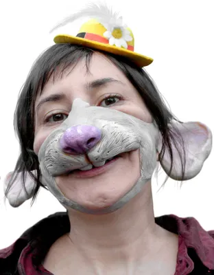 Produktbild von Lustige Maus Maske - Fasching Halloween Kostüm