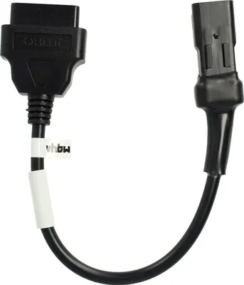Produktbild von vhbw OBD Adapter 4Pin auf OBD2 16Pin kompatibel mit Ducati Scrambler Sixty2 Motorrad - 0,2 m