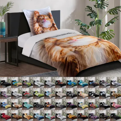 Produktbild von SANILO® Bettwäsche 135x200 cm, 100% feinste Baumwolle, 2-teilig, Bettbezug, Kissenbezug 80x80cm - Lilly