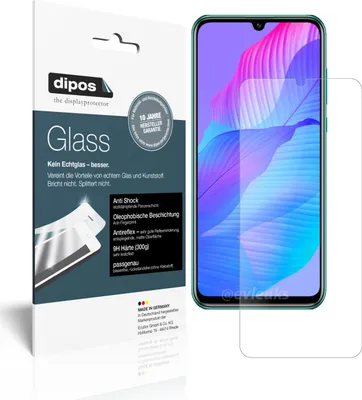 Produktbild von 2x Schutzfolie für Huawei P Smart S matt - Anti-Shock 9H Folie dipos Glass Kunststoffglas