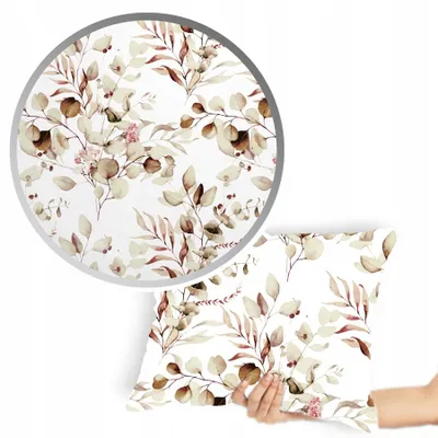 Image de Designpremium Taie d'oreiller 40x60cm motif feuillage