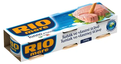 Obrázok produktu pre Rio Mare Tuniak v slanom náleve 3 x 80 g