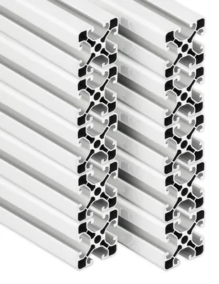 Produktbild von SCHMIDT systemprofile 10x 2000mm Aluminium Profil 40x40mm Nut 8 Weiß