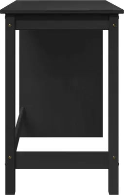 Produktbild von "Springschlussverkauf "Schreibtisch Schwarz 112x50x75cm Massivholz Kiefer - Schreibtische GermanyMöbel5492017