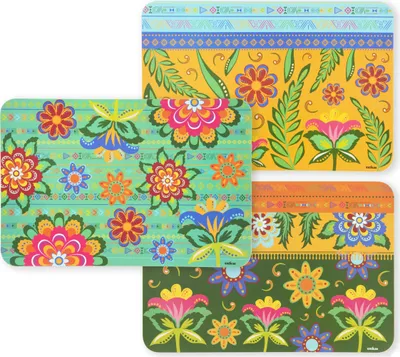 Image de Excelsa Set de 6 Sets de table Gipsy Soul plastique 43x28,5 cm Coloré
