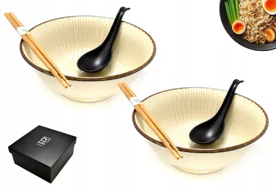 Produktbild von Red Samurai Kaigara Ramen Schalen Set Weiß