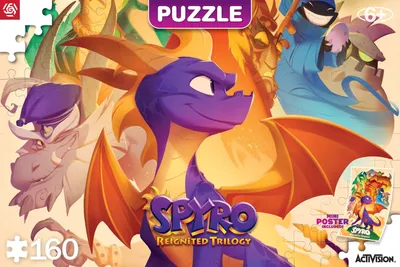 Produktbild von Gute Beute Kinder Puzzle Spyro Reignited Trilogy: Helden (160 elementów)