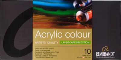 Produktbild von Rembrandt Acrylfarben-Set Landschaftsauswahl | 10 x 40 ml
