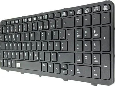 Produktbild von DEUTSCHE Tastatur ohne Rahmen für HP ProBook 455 G2 (G6W46EA), 470 G2 (J8K52PA)