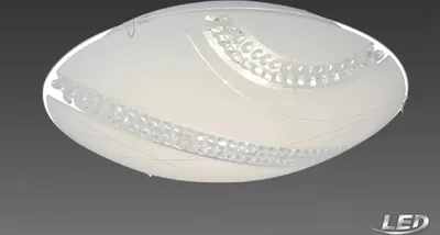 Produktbild von Brilliant LED Wand- & Deckenleuchte Pinola Kristall Weiß Ø40cm 18W 1400lm neutralweiß 4000K