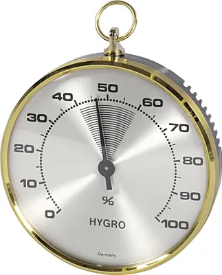 Immagine prodotto di TFA-DOSTMANN Hygrometer Ø10cm messingfarben / weiß