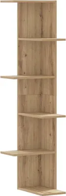 Obrázek produktu pro vidaXL Rohová nástěnná police Artisan dub 36,5x36,5x140 cm Materiál na bázi dřeva