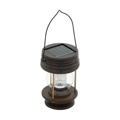 Produktbild von Solarleuchte Z_SOLAR braun LED 1X0,06W H:13.5cm Ø:9cm mit Schalter ein/aus