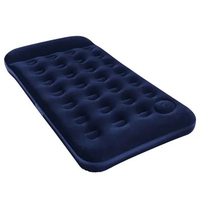 Produktbild von Bestway Luftbett Beflockt mit Integrierter Fußpumpe 188x99x28 cm