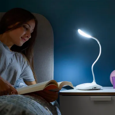 Obrázek produktu pro InnovaGoods 8435527817336, Bílá, ABS (akrylonitril-butadien-styren), Guma, Dřevo, Ložnice, 1 žárovek, 2 W, LED