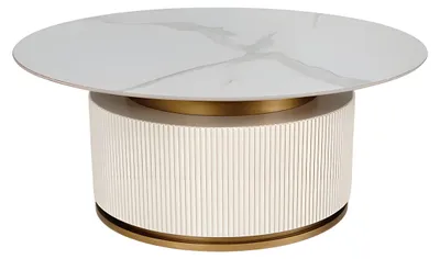Immagine prodotto di Elegante tavolino in legno beige in stile moderno
