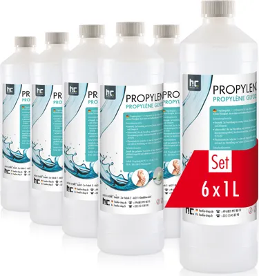 Produktbild von 6x 1 L Propylenglykol 99,5% in Pharmaqualität