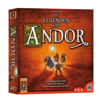 Produktbild von 999 Games De Legenden van Andor, Brettspiel, Rollenspiele, 10 Jahr(e), Familienspiel