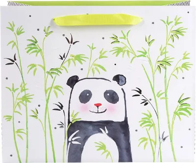 Obrázok produktu pre Goldbuch Panda, Darčeková taška, Viacfarebný, Obrázok, Výročie, Žltá, 270 mm