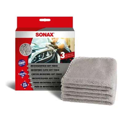 Image de SONAX Chiffon en microfibres soft touch (paquet de 3)