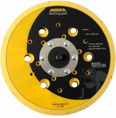 Image de Plateau Net Ø125 mm auto-agrippant MIRKA 28 trous medium - 8292502011