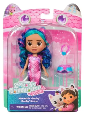 Immagine prodotto di Casa delle bambole di Gabby Bambola Gabby Abito Sirena