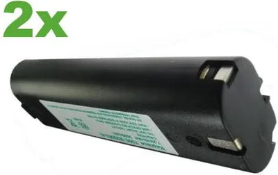 Produktbild von 2x Trade-Shop Ni-MH Akku 7,2V 3000mAh für Makita 192695-4 3700DW 6010DL 6012D 6015DWE 6071DW 6072D 6072DL 6072DWK 6710D