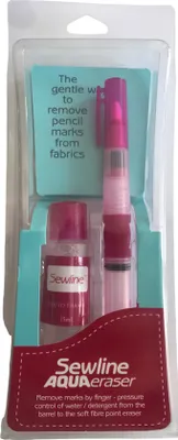 Produktbild von Sewline FAB50024 Aqua Eraser Set, Stift + 15ml Liquid - Radierer auf Wasserbasis
