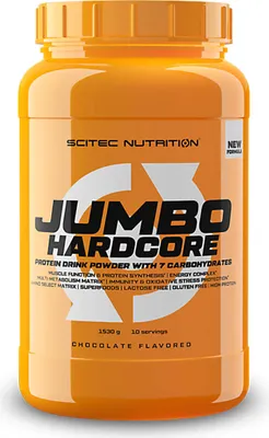 Produktbild von Scitec Nutrition Jumbo Hardcore 1530 g Schokolade