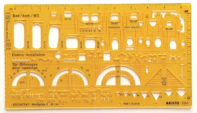 Produktbild von Aristo AR5060, Transparent, Gelb, Kunststoff, Glanz, 225 mm, 125 mm