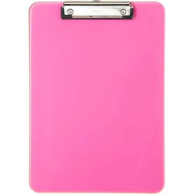 Obrázek produktu pro MAUL Clipboard MAULneon A4 formát na výšku PS plast průhledný růžový