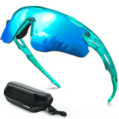 Produktbild von Victgoal Fahrradbrille Polarisiert für Herren Damen, UV400, TR90 Rahmen