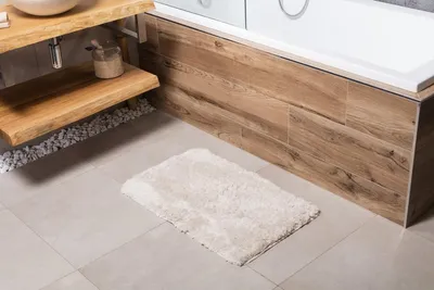 Produktbild von SAT LOFTY Badezimmermatte 80 x 50 cm, beige