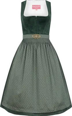 Produktbild von Krüger Madl Dirndl 'Dirndl Al (70cm)', 415468-070, d.grün, Gr. 44