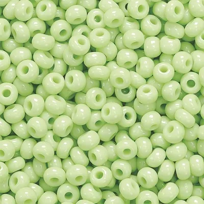 Produktbild von Rocailles 2,5 mm maigrün VE=5x20g