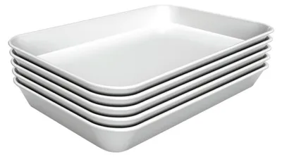 Produktbild von Auslageschale 5er Set, 250x350mm, weiß