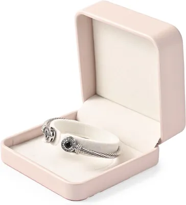 Obrázok produktu pre Držák na šperky, Imitácia kože, 9 x 9 x 4 cm, pre náramky