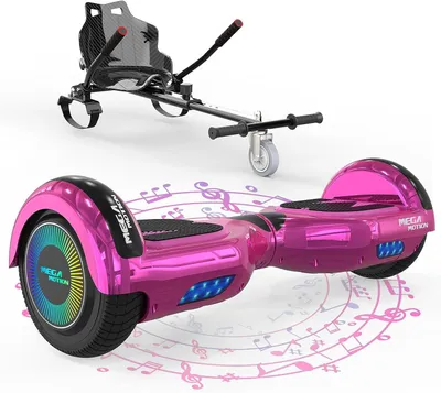 Produktbild von MEGA MOTION 6.5 Hoverboard mit sitz hoverkart GO-Kart für Kinder mit LED Leuchten & Bluetooth Musik Skateboard