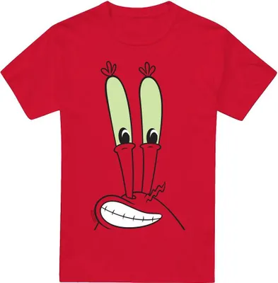 Produktbild von SpongeBob SquarePants - "Smile" T-Shirt für Herren TV6717 (L) (Rot)