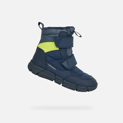 Produktbild von Geox Dunkelblaue Jungen-Winterschuhe Flexyper Boy B ABX 31