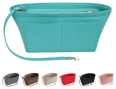 Produktbild von Filz Handtaschen Organizer mit mehreren Fächern - Einkaufstasche in Tasche für Frauen