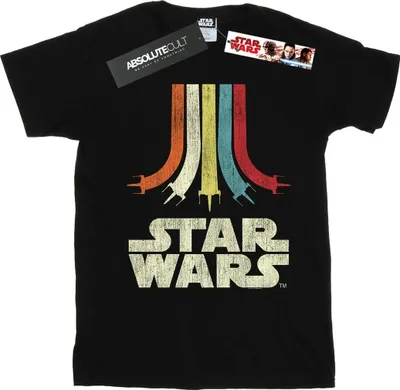 Produktbild von Star Wars - "Rainbow" T-Shirt für Damen BI44745 (XL) (Schwarz)