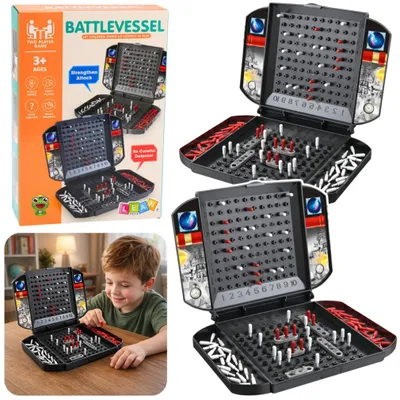 Produktbild von Familienstrategie-Brettspiel Schiffe Seeschlacht