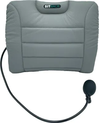 Produktbild von Sitback Air Leder Rückenkissen mit Luftpumpe Lordosenkissen