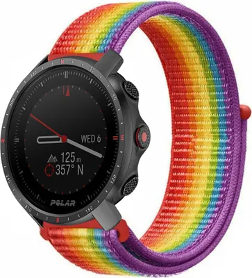 Produktbild von Strap-it Polar Grit X Pro Nylonarmband (Regenbogen)